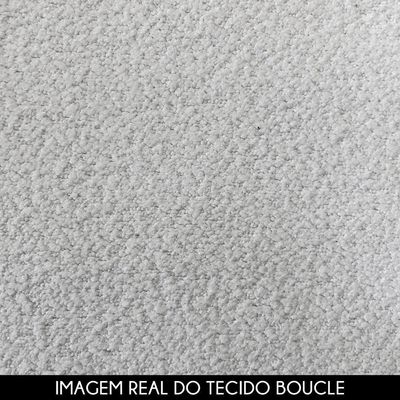 Sofá 4 Lugares 318cm Orgânico Zion M22 Boucle Branco - Mpozenato