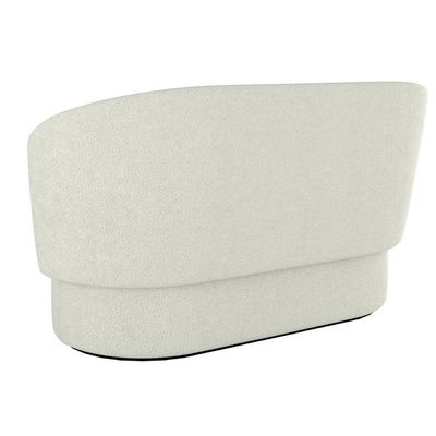 Sofá Namoradeira Lugares Orgânico Bouclê Luxo Balaqui Boucle Bege