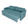 Sofá Cama Reclinável 2 Lugares 220cm Nayla Boucle Azul Matrix Boucle Azul