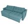 Sofá Cama Reclinável 2 Lugares 220cm Nayla Boucle Azul Matrix Boucle Azul