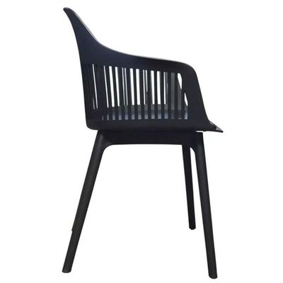 Conjunto Mesa De Jantar Quadrada 90cm Branco Com 4 Cadeiras Marcela – Design Moderno E Sofisticado, Preto