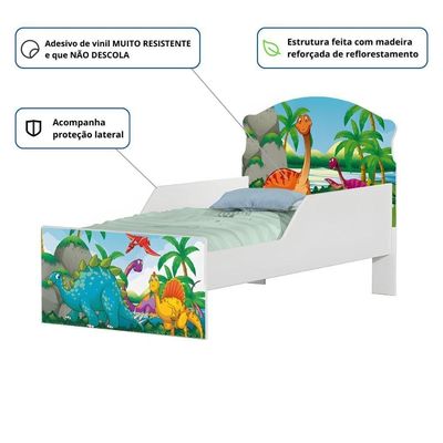 Mini Cama Dinossauro No Lago