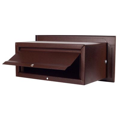 Caixa Correio Hat Chapeu Marrom Aço Corten Techinox