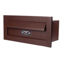 Caixa Correio Hat Chapeu Marrom Aço Corten Techinox