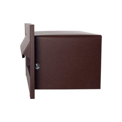 Caixa Correio Hat Chapeu Marrom Aço Corten Techinox