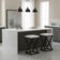 Kit 2 Banqueta Z 80 Cm Alta Bistrô Bancada Cozinha Moderno Corino Branco
