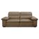 Sofa Retratil Reclinavel 2 Lugares 2,50m Crystal Veludo Capuccino Lansofbr