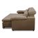 Sofa Retratil Reclinavel 2 Lugares 2,50m Crystal Veludo Capuccino Lansofbr