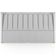 Cabeceira Cama Box Queen Estofada Com Led 160cm Moan P05 Linho Cinza Claro - Lyam Decor