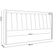 Cabeceira Cama Box Queen Estofada Com Led 160cm Moan P05 Linho Cinza Claro - Lyam Decor
