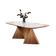Mesa Jantar Maciça Base Torcida 2,20x1,0m Opala Harmonia