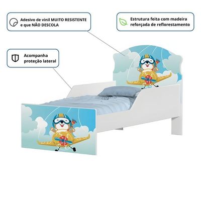 Mini Cama Pilto Avião
