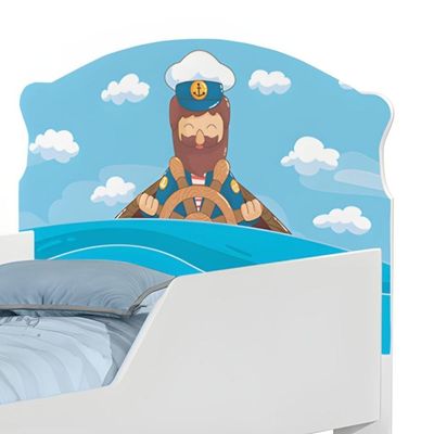 Mini Cama Capitão Marinho Com Colchão