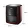 Air Fryer Oven Electrolux por Rita Lobo 12L Digital Vermelha Escura Experience 1700W (EAF86) 127V