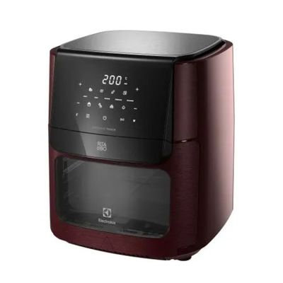 Air Fryer Oven Electrolux por Rita Lobo 12L Digital Vermelha Escura Experience 1700W (EAF86) 127V