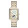 Relógio Fossil Feminino Ref: Es5399/1bn Sol E Lua Retangular Bicolor