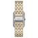 Relógio Fossil Feminino Ref: Es5399/1bn Sol E Lua Retangular Bicolor