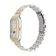 Relógio Fossil Feminino Ref: Es5399/1bn Sol E Lua Retangular Bicolor