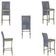 Mesa Bistrô E 4 Banquetas Roma Fendi Corda Estofado 8 Trama Prata