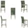 Mesa Bistrô E 2 Banquetas Roma Fendi Corda Estofado 7 Trama Verde