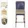 Mesa Bistrô E 2 Banquetas Roma Fendi Corda Estofado 7 Trama Azul