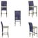 Mesa Bistrô E 2 Banquetas Roma Fendi Corda Estofado 7 Trama Azul