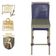 Mesa Bistrô E 2 Banquetas Roma Fendi Corda Estofado 7 Trama Azul