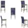 Mesa Bistrô E 2 Banquetas Roma Fendi Corda Estofado 7 Trama Azul
