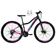 Bicicleta Aro 29 Absolute Hera Feminina 24v Alumínio Freio Hidraulico Garfo Suspensão Preto-Rosa 17