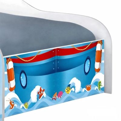 Cama Navio Kids Solteiro Com Colchão