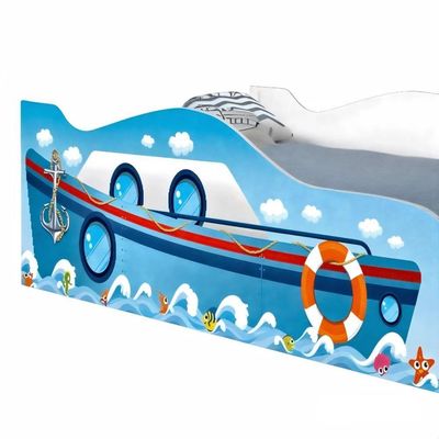 Cama Carro Adesivada Navio Kids Infantil