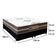 Cama Box Casal Bipartido Suede + Colchão Molas Ensacadas Texas Prime Colchões 138cm - Suporta Até 120kg Por Pessoa