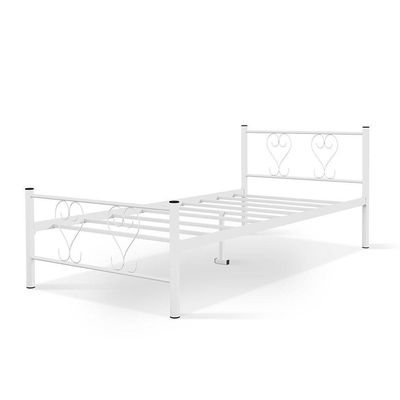 Cama Juvenil Solteiro Tutti Com Colchão Solteiro 88cm Klm Branco