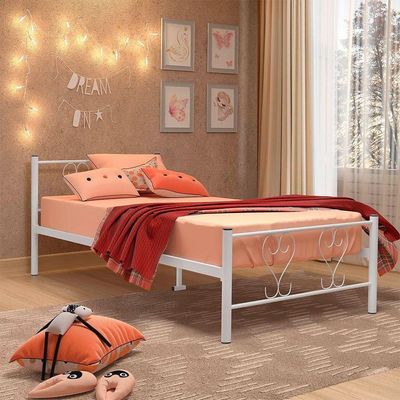 Cama Juvenil Solteiro Tutti Com Colchão Solteiro 88cm Klm Branco