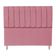 Cabeceira Solteiro 0,90m Holanda Suede Rosa - Pallazio