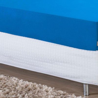 Lençol Com Elástico Solteiro Nobre 1 Peça 30cm De Altura Malha 100% Algodão - Turquesa