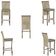 Mesa Bistrô E 4 Banquetas Roma Marrom Corda Estofado 8 Trama Rami