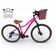 Bicicleta Aro 29 Feminina Absolute Hera Retrô Vintage 21v Hidráulica Selim Confortável Cesta Rosa-lilas Tamano 17