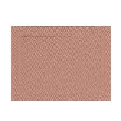 Lugar Americano Retangular Mesa Pvc Rose Executivo 30x45cm Em Casa Tem