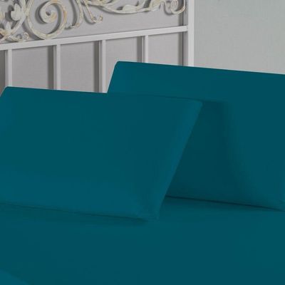 Kit Fronhas Nobre 2 Peças 50cm X 70cm Malha 100% Algodão - Petróleo