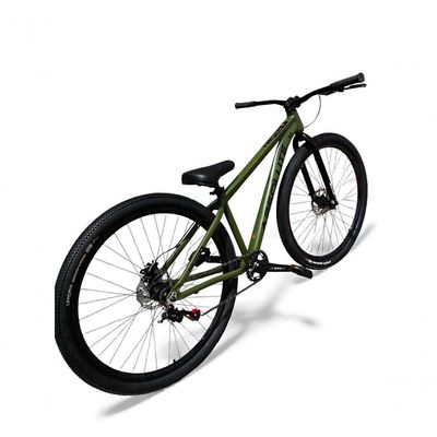 Bicicleta Aro 29 Absolute Nero 5 Freeride K7 Single Freio Hidraulico Shimano Mt200 Garfo Rigido Oliva