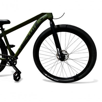 Bicicleta Aro 29 Absolute Nero 5 Freeride K7 Single Freio Hidraulico Shimano Mt200 Garfo Rigido Oliva