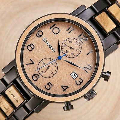 Relógio Masculino Bobo Bird Ws20 à Prova D`água