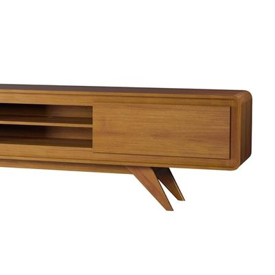 Rack Tv 75 Pol 220cm Orgânico 2 Portas Cecy Nature Z56 - Mpozenato