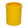 Kit 4 Lixeiras Home Office 12L Plástico Polipropileno Preto, Branco, Amarelo, Vermelho, Laranja
