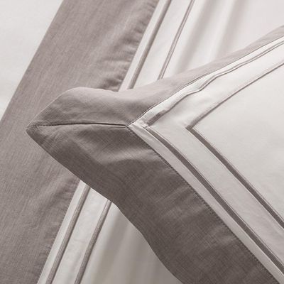 Jogo De Cama Queen 4 Peças Altenburg Cetim 300 Fios Essential Bege