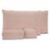 Jogo De Cama Lençol Queen Blossom Bordado Floral Percal 300 Fios Com Fronhas 04 Peças - Toque Acetinado Cor Rosê