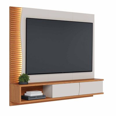 Home Suspenso Egeu 2 Portas Basculantes - Ssx Multicoisas Cor Off White Matte/freijo