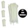 Abraçadeira De Nylon Branco Kit 1000 Uni Organizador