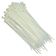 Abraçadeira De Nylon Branco Kit 1000 Uni Organizador